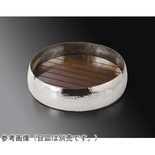 ステンレス槌目 太鼓型盛器(大) 239