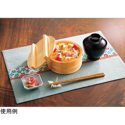 粋・椹ちらし桶 浅型 蓋付 30450
