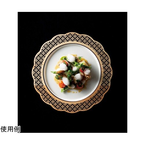 細密七宝料理プレート(陶器付) 3817