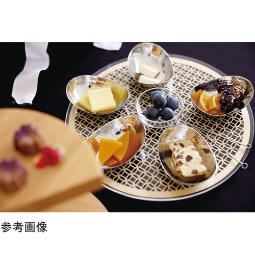 ひのき細密膳 丸(小)用アクリル板 38