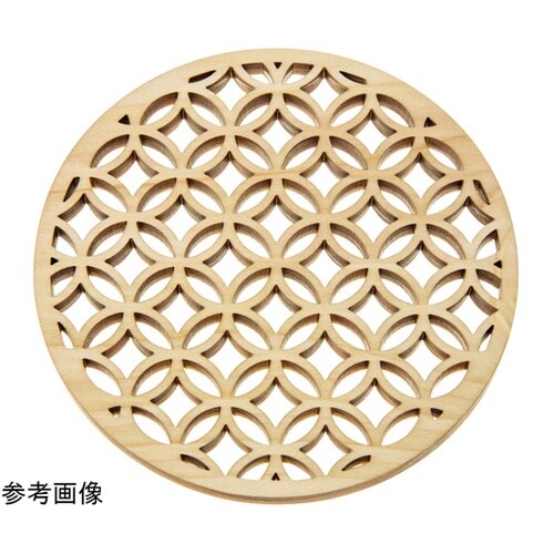 ひのき細密料理箱 クリアー蓋付 七宝 3