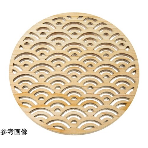 ひのき細密・正角料理箱 青海波 3808