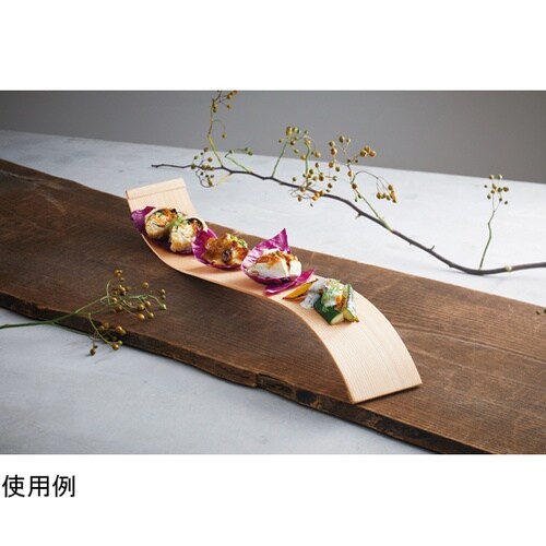 大館曲げわっぱ 波板盛皿 20299
