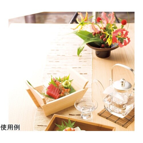 ひのき・貴船料理箱(目皿付)中 3800
