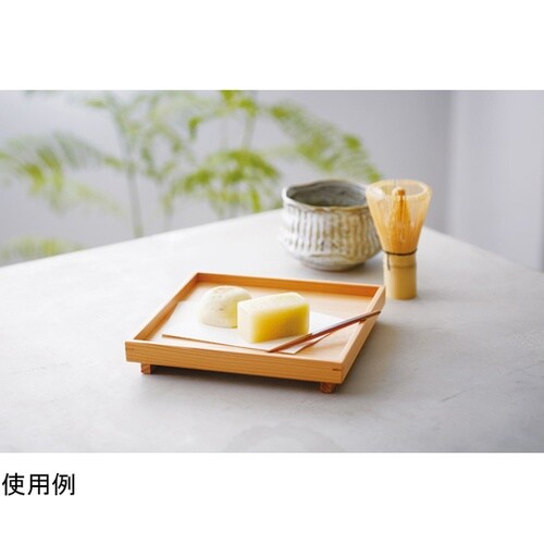 木曽杉・茶盆 6寸 17283