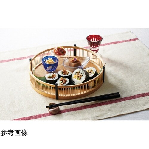 白竹千筋盛器・丸(8寸) 22713