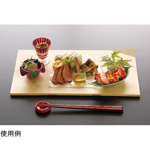 隅折敷皿 桧 32248