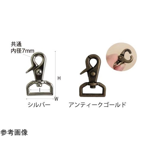 レバーナスカン 四角 24mm シルバー