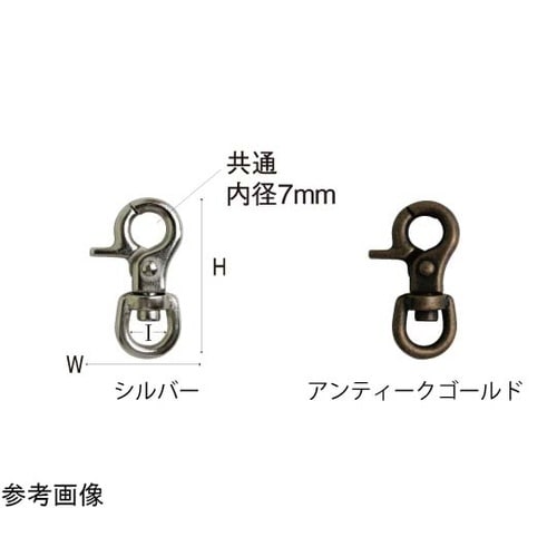 ミニレバーナスカン 丸 8mm シルバー
