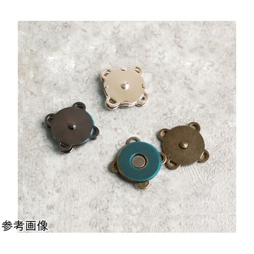 縫い付マグネット φ18mm アンティー
