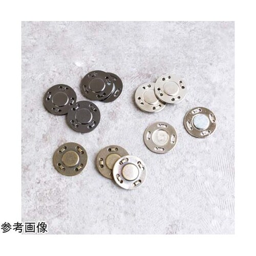 縫い付マグネット φ18mm シルバー