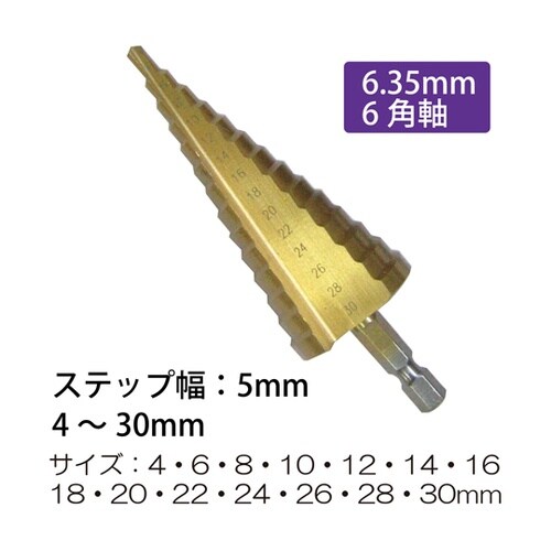 ステップドリル ビットタイプ RXC07