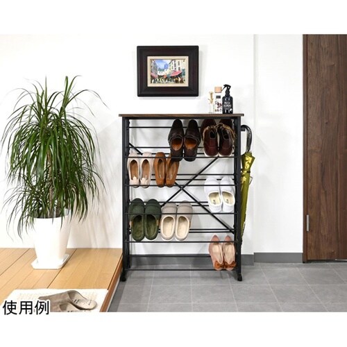 魅せるシューズラック BK 幅755mm