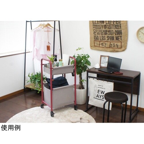 バスケットワゴン2段 W−AL02 VR