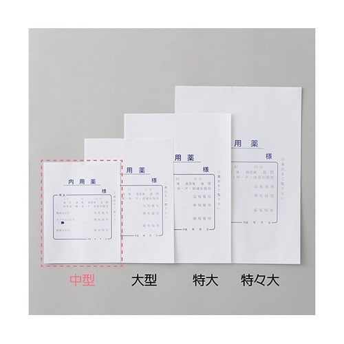 手書き内用薬袋(中型)既製品 1,000