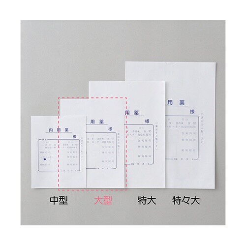 手書き内用薬袋(大型)既製品 100枚入