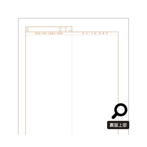 診療録(A4)社保2号紙(14号) 10