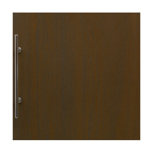 美WOOD スリム収納庫 L ブラウンウ