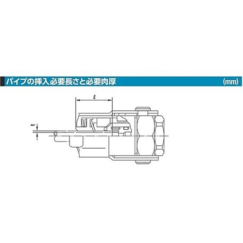 PCVパイプカプラ 銅パイプ接続用 パイ