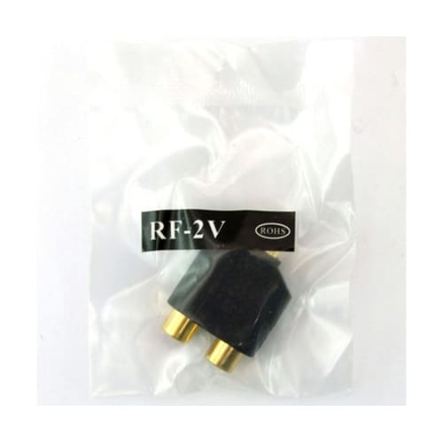 RCA分配アダプタ 金メッキ RF−2V