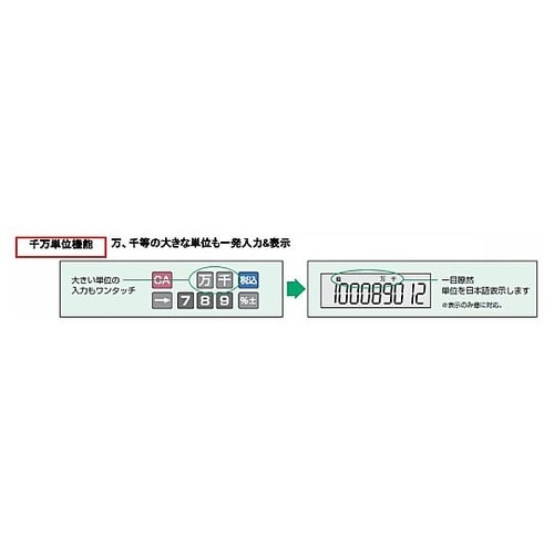 12桁 計算機 EA761GA−85A