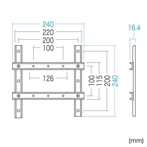 VESA変換金具CR−LAVESA200
