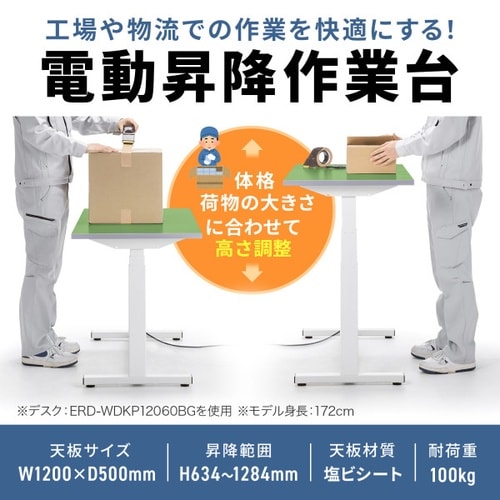 電動昇降作業台塩ビERD−WDKP12050G