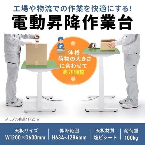 電動昇降作業台塩ビERD−WDKP12060G