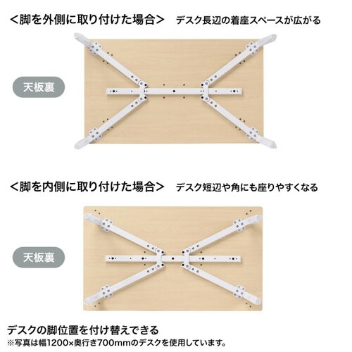 eテーブル受注生産品MEF−12080LM