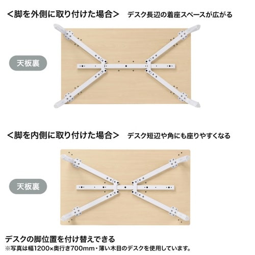 eテーブル受注生産品MEF−14090BKLM
