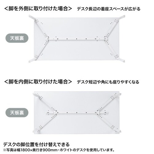 eテーブル受注生産品MEF−16070BKLM80
