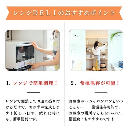 レンジDELIアソート詰合5種各1個 990g×3