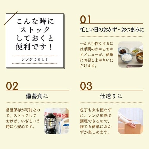 レンジDELIアソート詰合5種各1個 990g×3