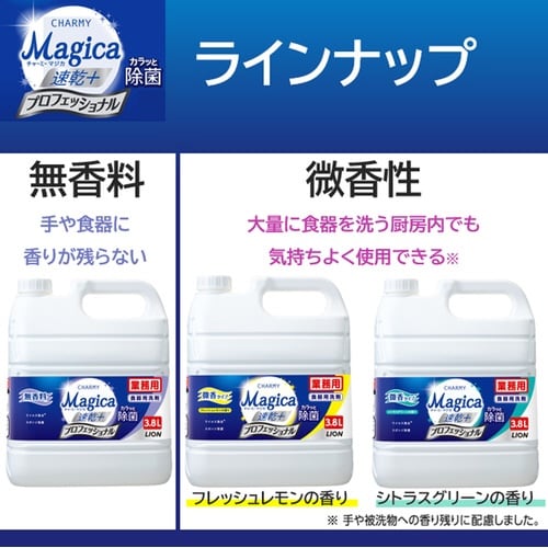 Magica速乾除菌プロシトラスグリーン 3.8L