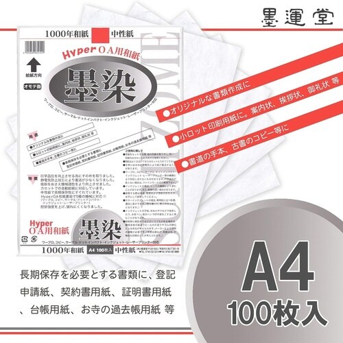 ハイパー和紙墨染A3 10袋入