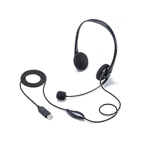 1.8m USBヘッドセット(軽量タイプ