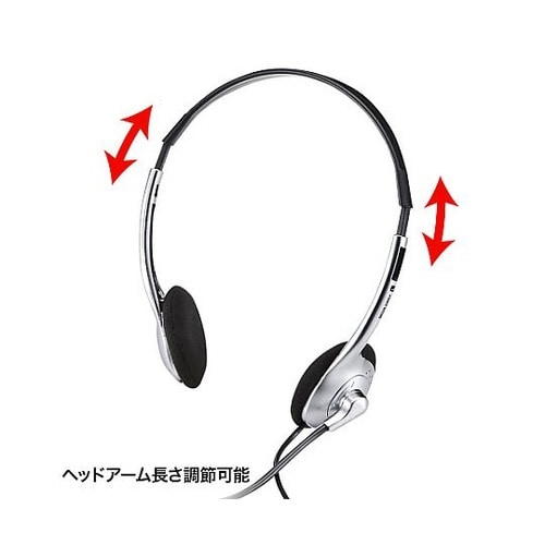 1.3m タブレット用ヘッドセット(4極