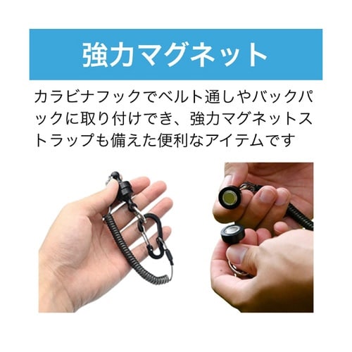 落下防止ストラップ カールコード カラビ