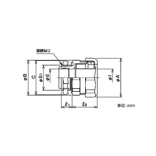 K2BC22 ケイフレックス用コネクタ