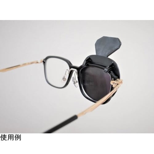 はさまないメガネ遮蔽板 ブルー