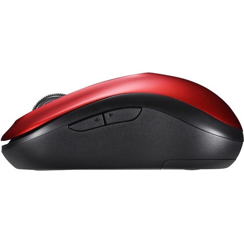 無線 5ボタン BlueLEDマウス レッド