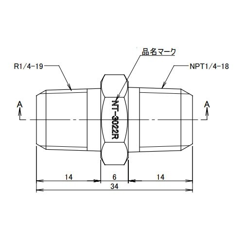 EA141AD−142 R1/4”xNPT1/4”