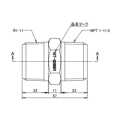 EA141AD−146 R 1”xNPT 1”