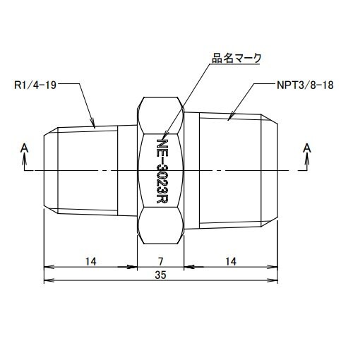 EA141AD−152 R1/4”xNPT3/8”