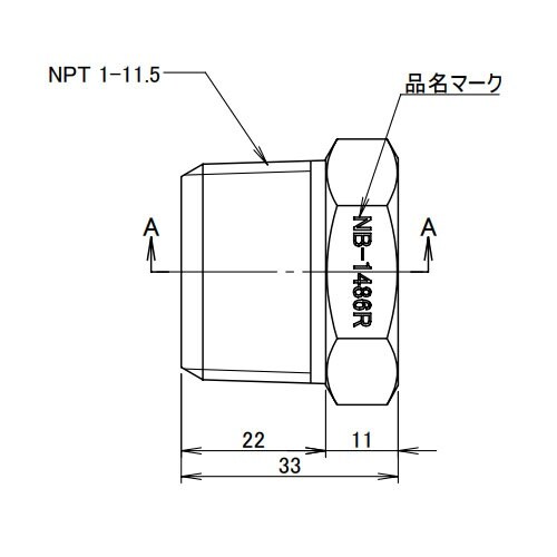 EA141AD−265 NPT 1”xRc 3