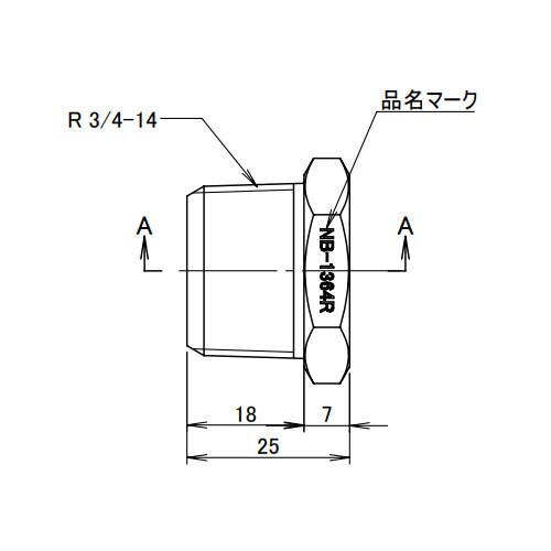 EA141AD−274 R 3/4”x NPT1/