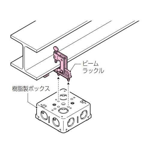 EA440AF−35 H・L・C形鋼用ビームラック