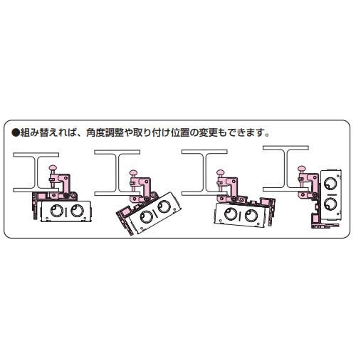 EA440AF−35 H・L・C形鋼用ビームラック