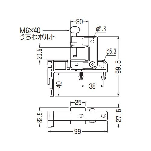 EA440AF−35 H・L・C形鋼用ビームラック