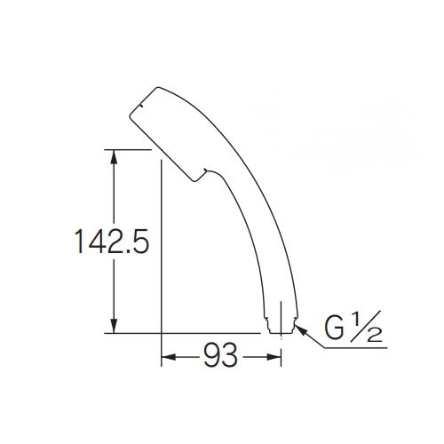 EA468BX−51 G1/2” シャワーヘッド(